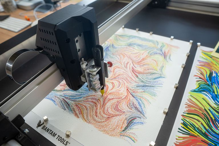 Artwork from project Oil Pastels Machine